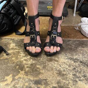 Womens Sofft Dress Sandal - Black